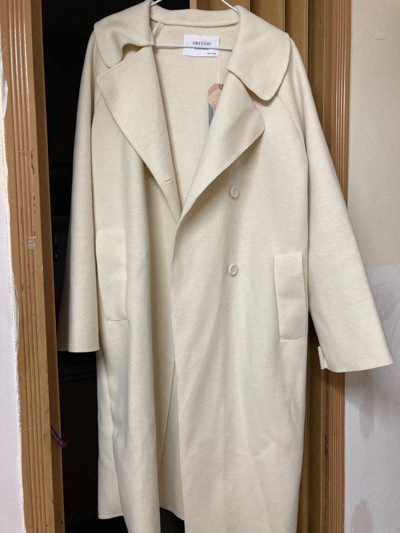 Stylecloset made in Korea 50 wool 50 cashmere handmade coat