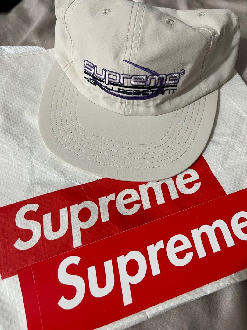 Supreme embossed hotsell logo 6 panel