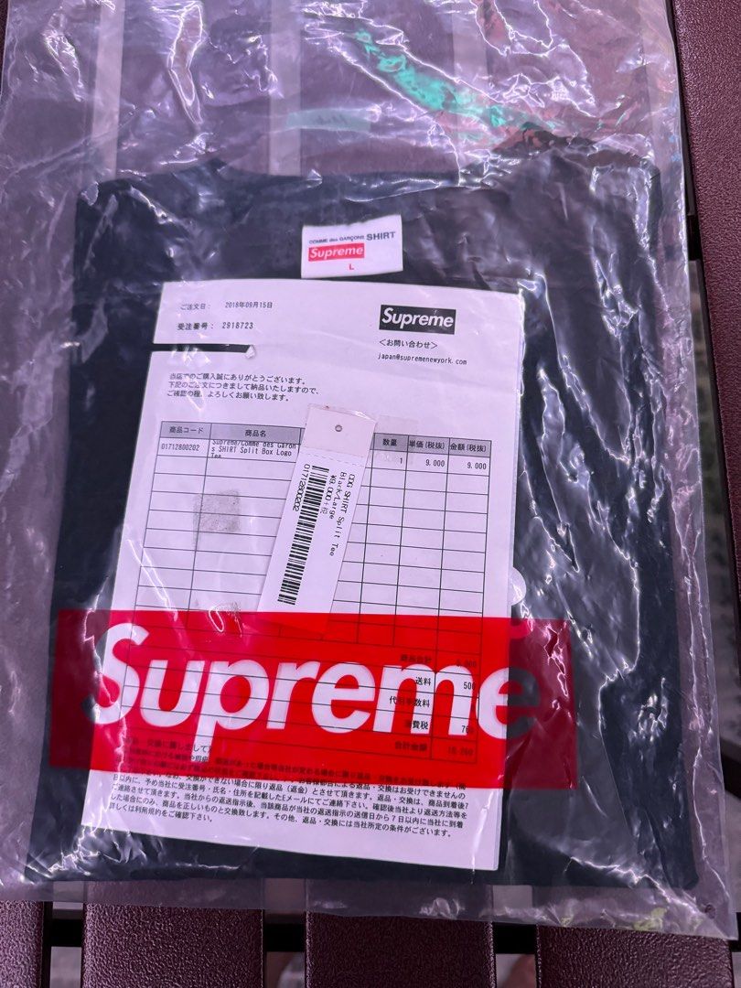 Supreme cdg box logo 2018 hotsell