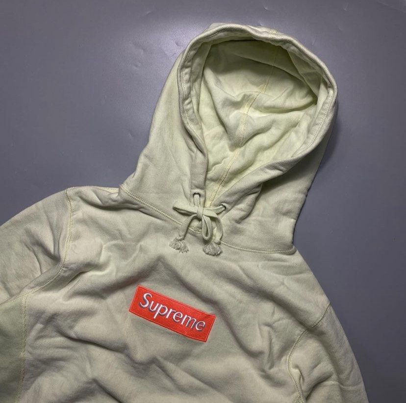 Supreme pale lime box logo new arrivals