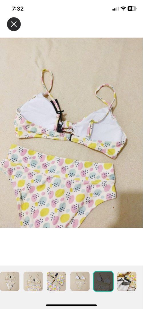 Swimsuit / swimwear 2-pc bikini (Category: Bikinis & Swimsuits) located in Basista. Submitted by chiemvansorcas.2020 (Listing ID 1283251304, Image 2). Description: Bought brand new from a fellow carouseller who sells legit swimwears. Still with tag. Rfs: big on me. Looking for an xs sise :( This so pretty in actual. Color combination is also perfect..