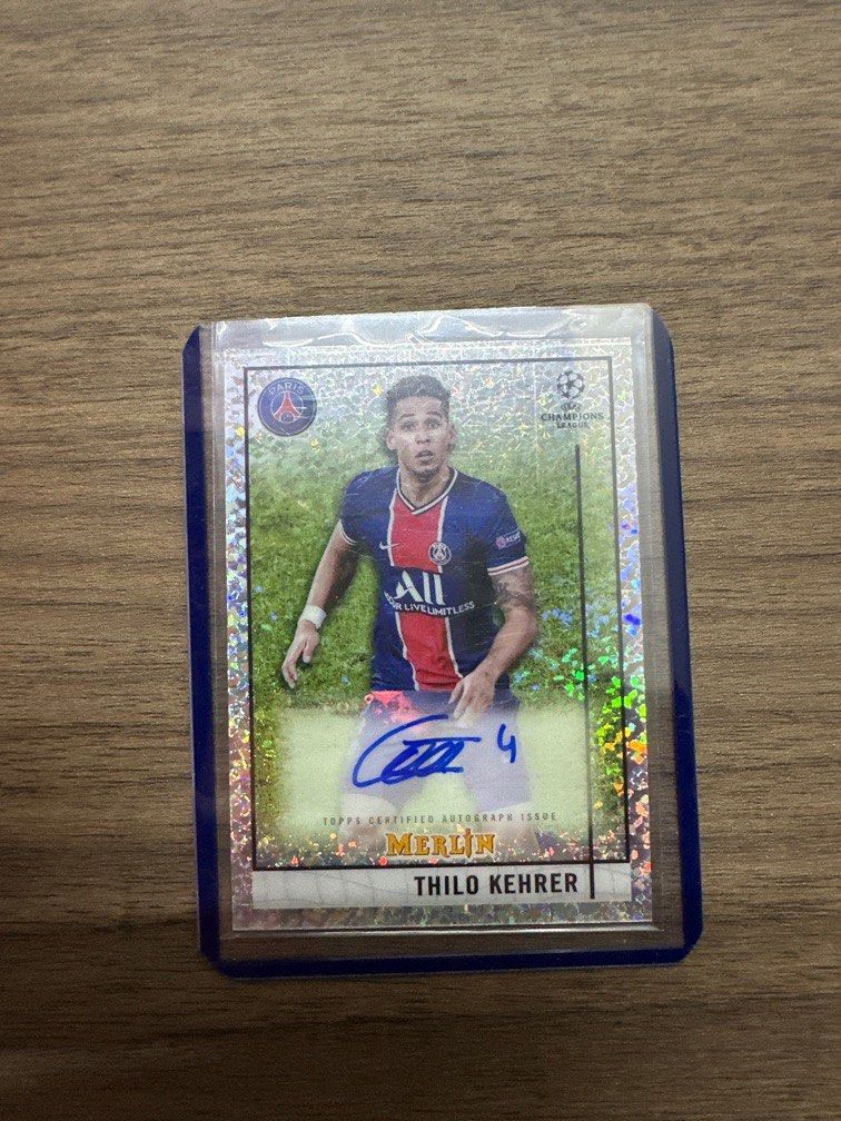 Topps Merlin 20/21 Thilo Kehrer Autograph /150, Hobbies & Toys 