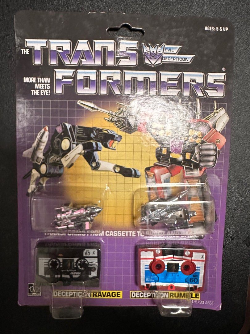 Transformers g1 cassette 2 pack top