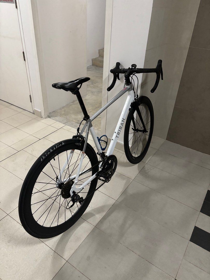 Triban sora with carbon wheelset Sports Equipment Bicycles Parts Bicycles on Carousell