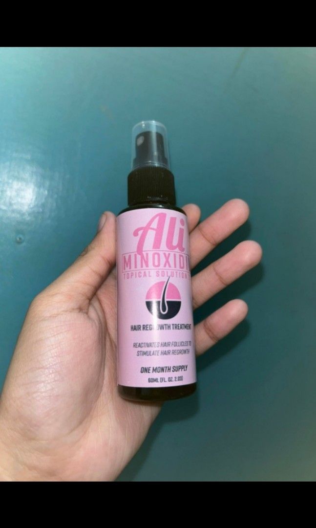 Unused Ali Minoxidil 2% 2 pieces (Category: Hair) located in Quezon City. Submitted by siegn_lukas (Listing ID 1283427218, Image 1). Description: 1st Bottle 80% full 2nd Bottle di pa nabubuksan Buy all of them for P370 na lang No worries no contamination kasi nagtransfer lang ako ng small amount sa isang mascara tube and di ako directly gumamit sa mismong bote niya RFS: walang time gamitin religiously U can buy one of them seperately P160 sa 80% 