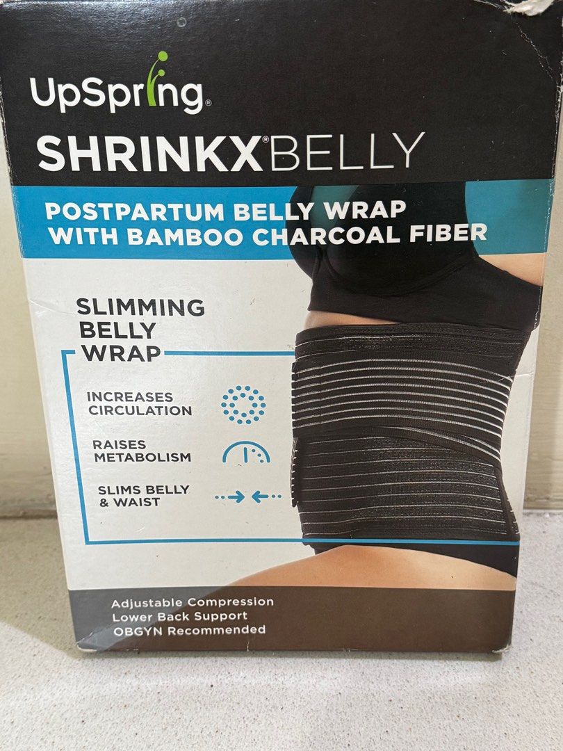 UpSpring Shrinkx Belly Bamboo Charcoal Wrap Small Babies Kids