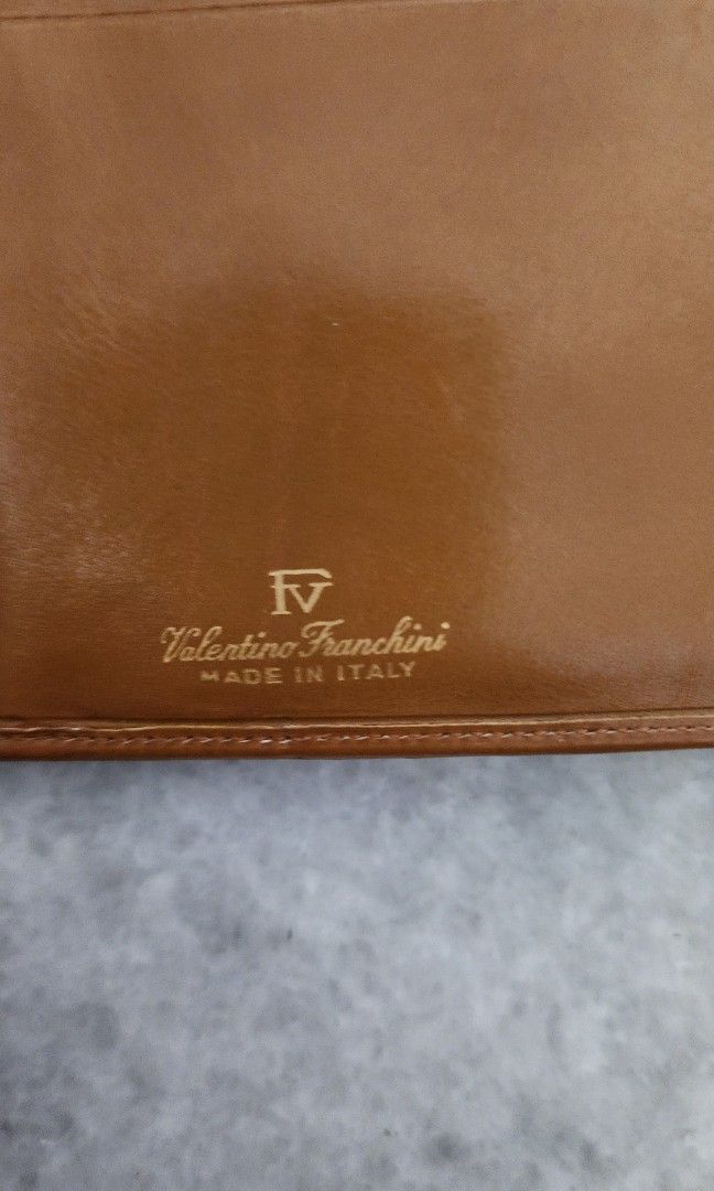 VALENTINO FRANCHINI Italy Wallet FREE Genuine Leather Coin Pouch