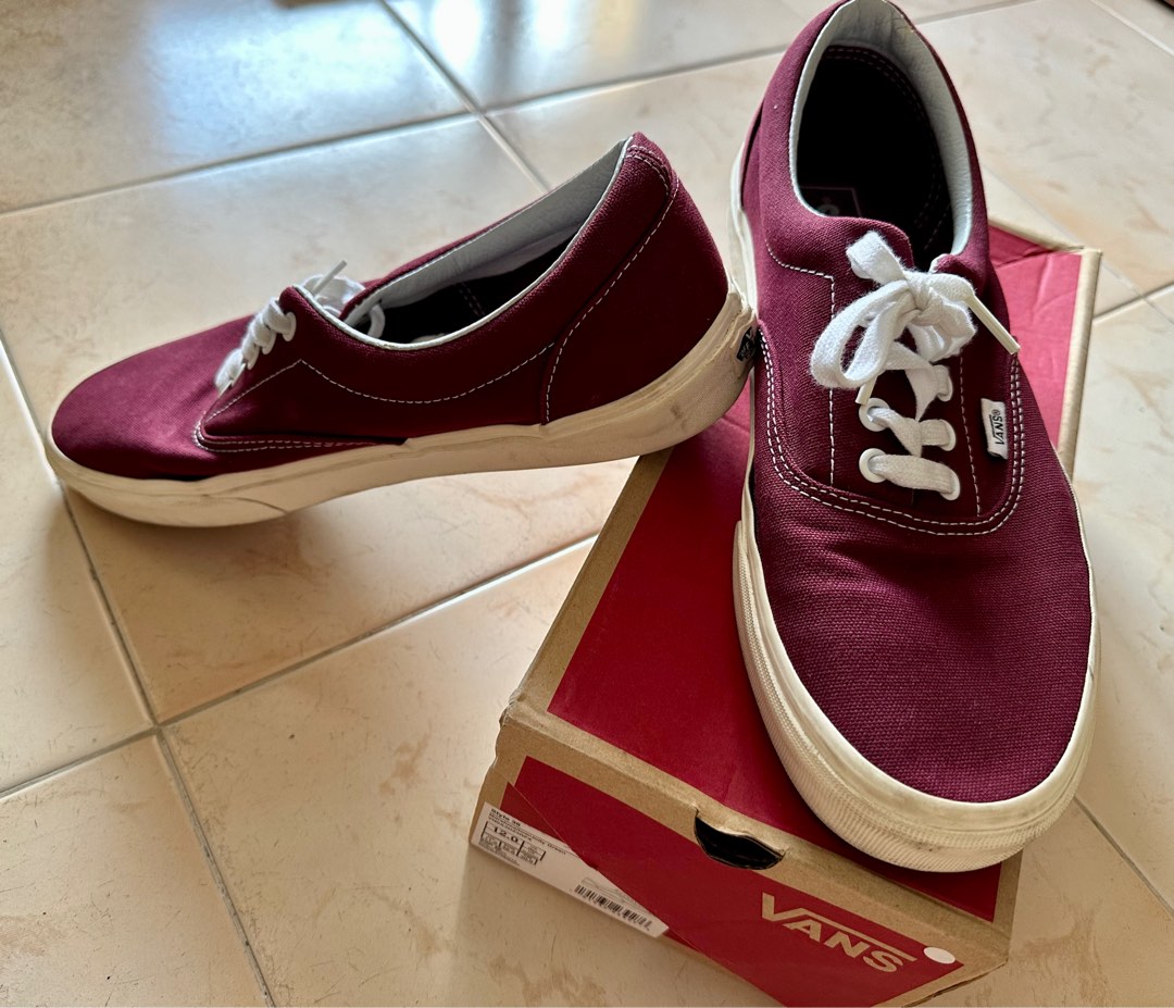 Maroon clearance era vans