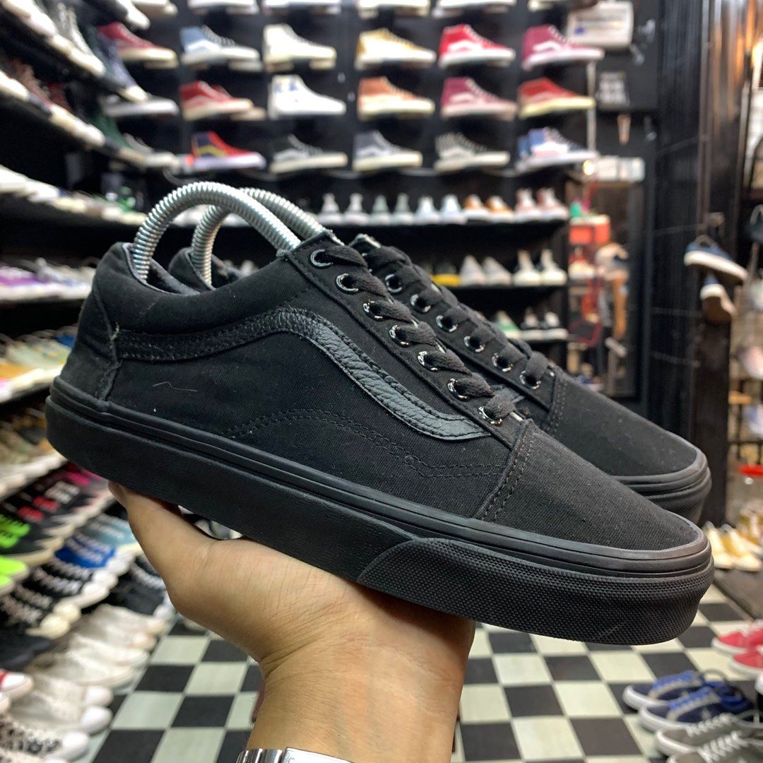 Harga vans old skool full black original 2025