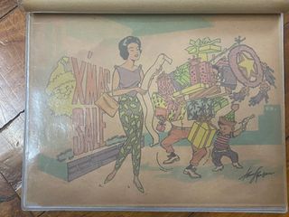 Vintage Antique tagalog print - Teny Henson “Tenny” - Inker Ghost Horror Komiks -Works for DC Comics “Xmas Sale”