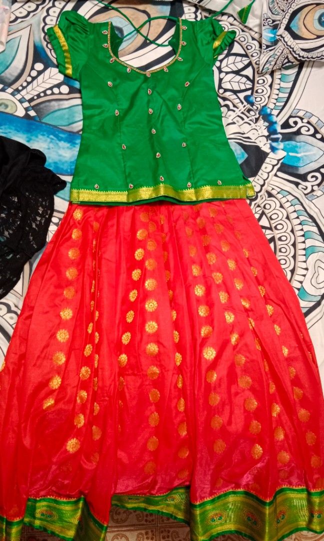 Young Girls Pavadai Sattai Women s Fashion Dresses Sets