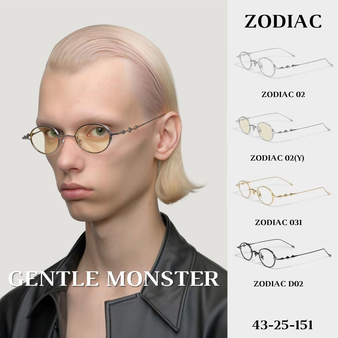 完売品】gentlemonster zodiac02 正規品 輝かしい
