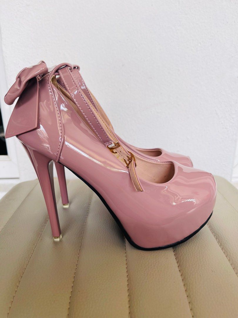 Pink heels sales