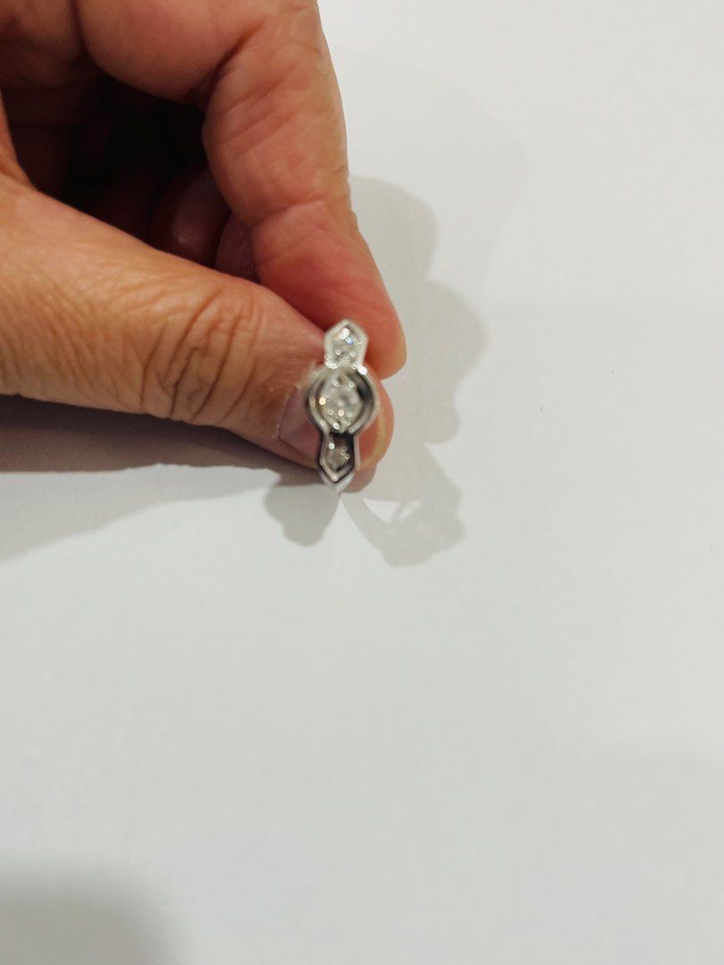 White gold hot sale filled ring