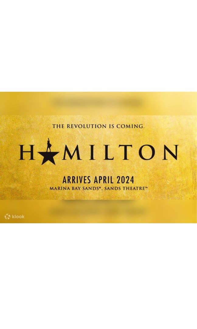 Hamilton sales ticket deals