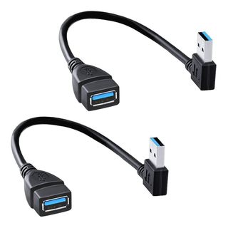 USB Splitter Y Cable 3.3FT 2Pack,USB A 1 Male to 2 Female Extension Cord  Connector,Dual Double USB Port