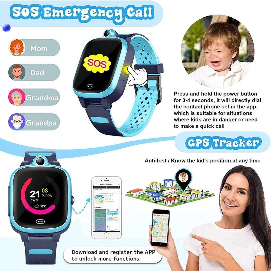 Montre gps Watche for Kids - Anti Lost