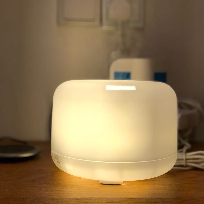 500ml Aroma Diffuser with 7 Lighting Colours and Remote Control, TV ...