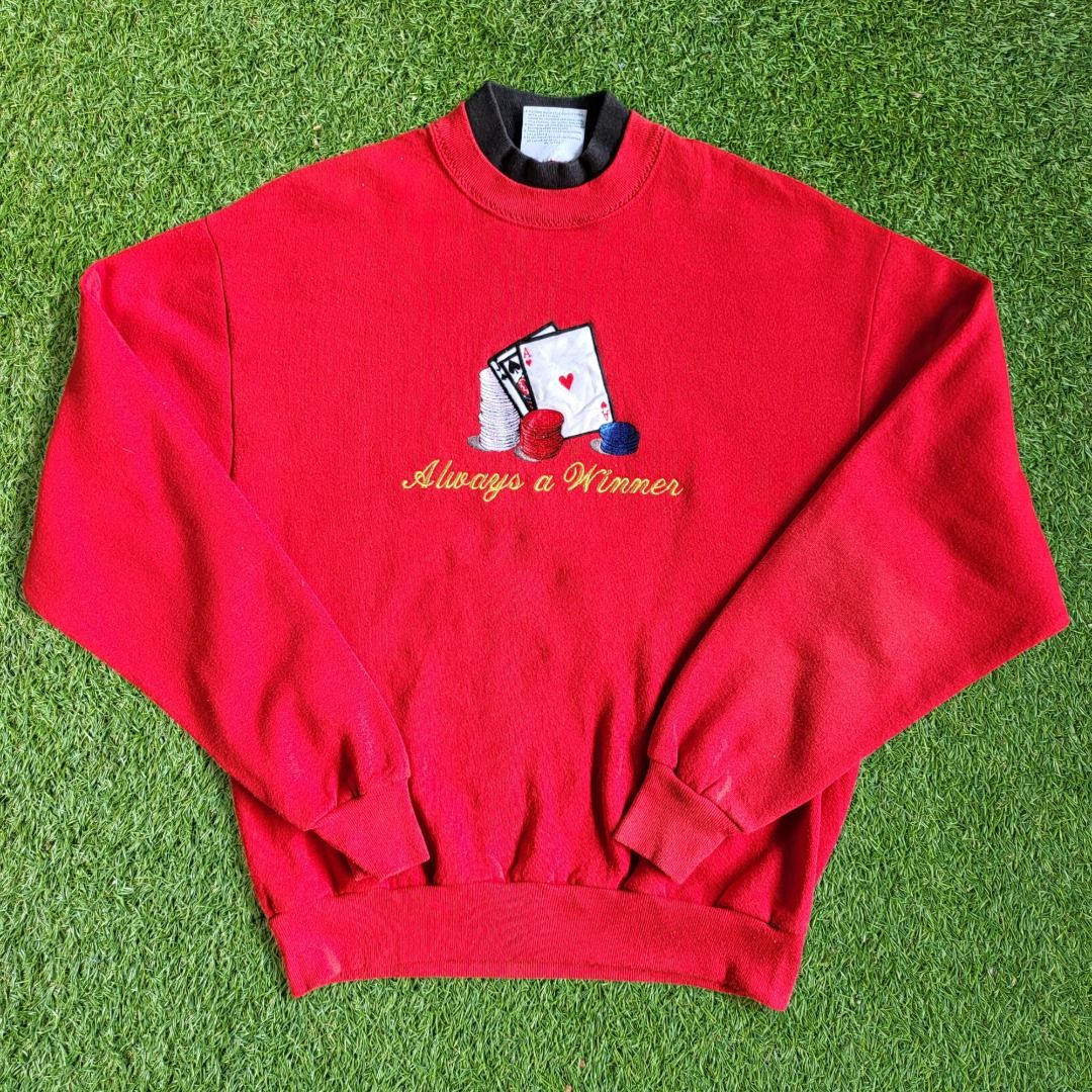 Double online collar sweatshirt