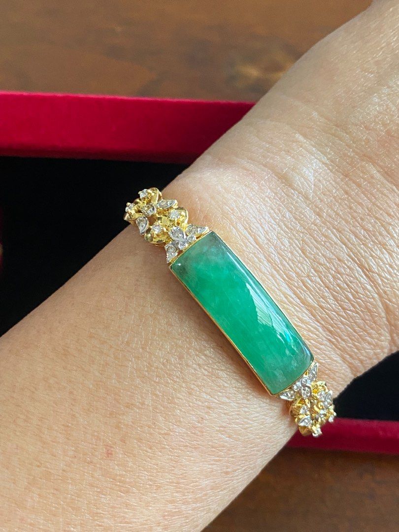 Vintage jade bracelet new arrivals