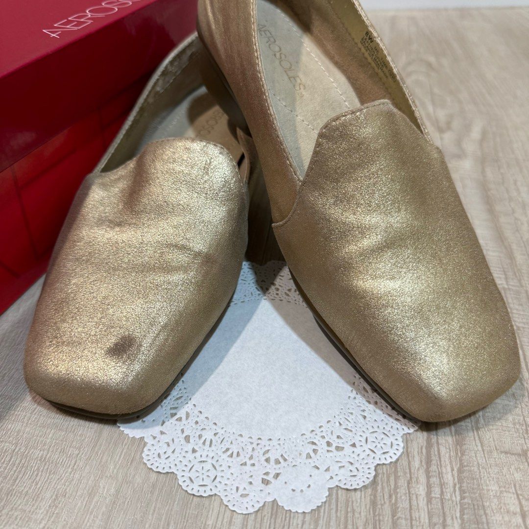 Aerosoles gold flats online