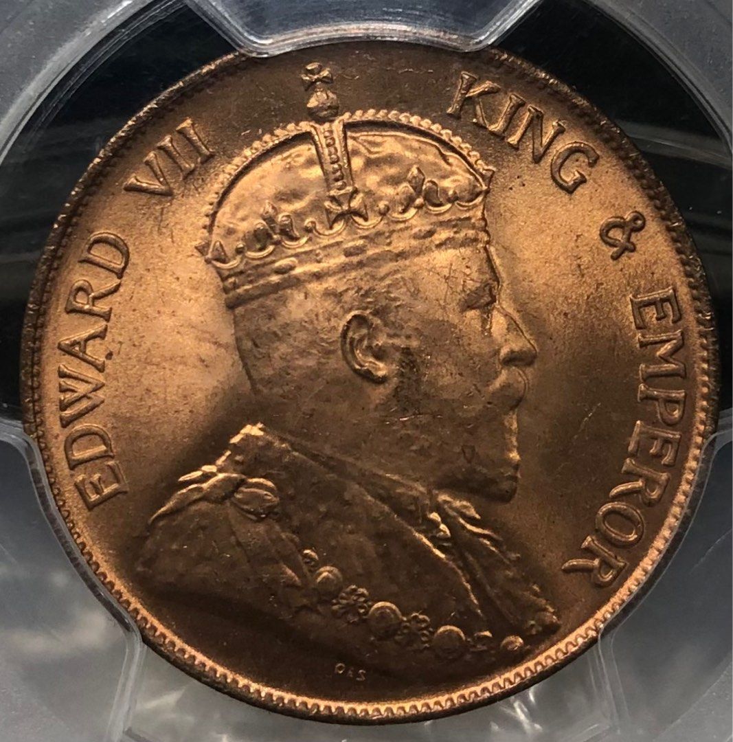 香港一仙1904年[PCGS MS66RD] 【極高評分RD級靚品/冠軍分--極少