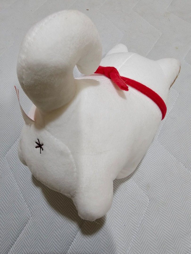 白色柴犬布偶 可愛 生日禮物