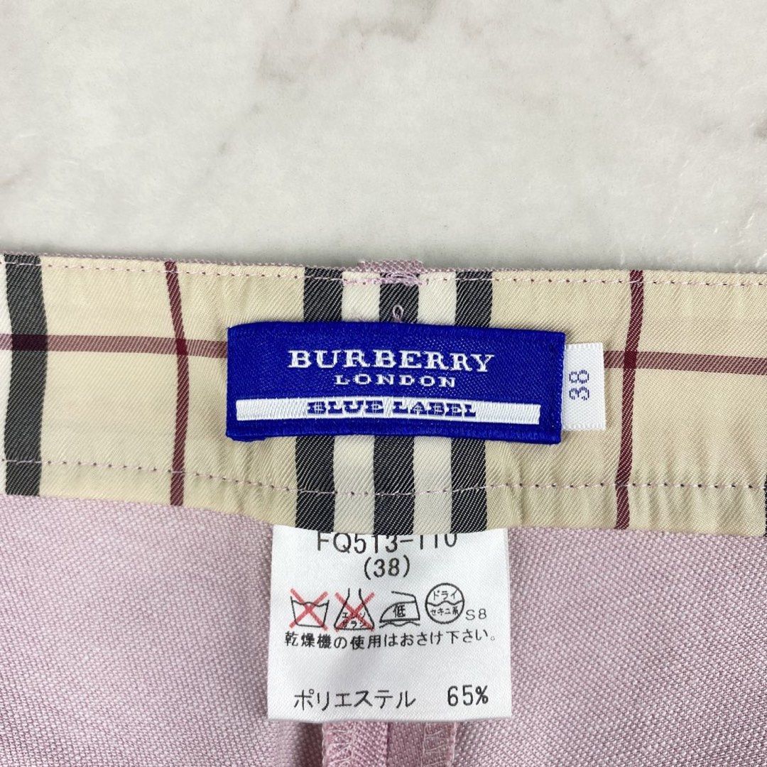 🌸 Burberry巴寶莉｜藍標BURBERRY BLUE LABEL粉色錐形褲Size:38/M#二手