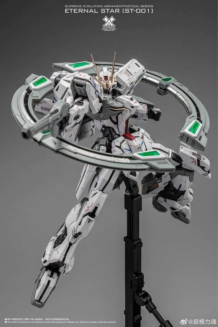 ✅ ETERNAL STAR GLORY STARGAZER 永恒之星 光辉 SUPREME EVOLUTION 超模力魂 - Scale 1/100 MG Gundam Plastic Model Kit Mecha Robot Plamo ( First Batch / First Edition ) (Category: Gundam Model Kits) located in Singapore. Submitted by gundamhobby (Listing ID 1276547909, Image 3). Description: ETERNAL STAR GLORY 永恒之星 1/100 First Edition ✅ Kit inclusive of: • Limited Edition Holographic Clear & Gold Parts (First edition Exclusive) • Water Decals ✅ Deposit $30 to c