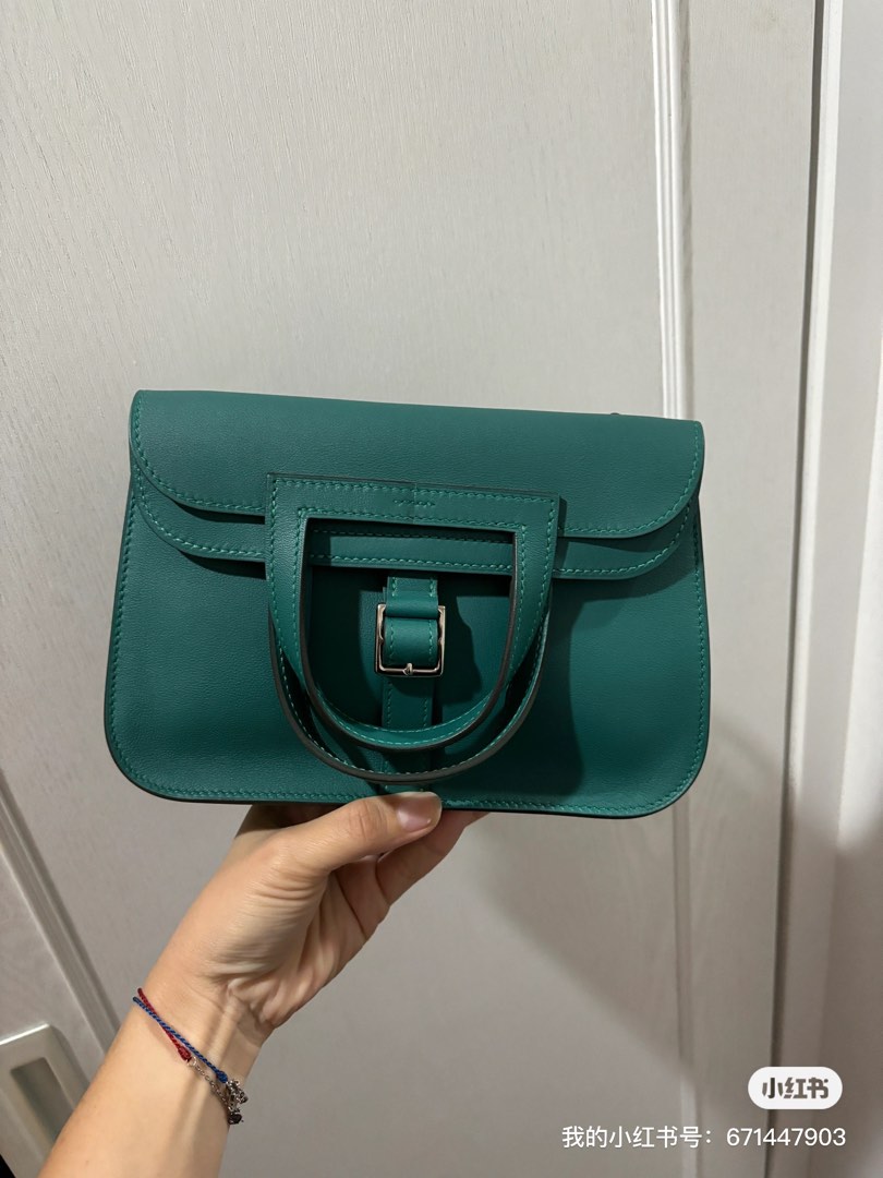 限時降 絕版 hermes mini halzan, 名牌精品, 精品包與皮夾在旋轉拍賣