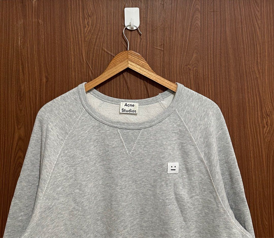 Acne studios college face sweatshirt new arrivals
