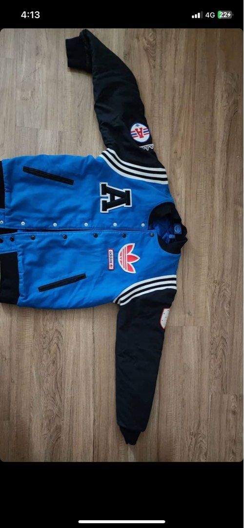 Adidas hollis best sale crew jacket