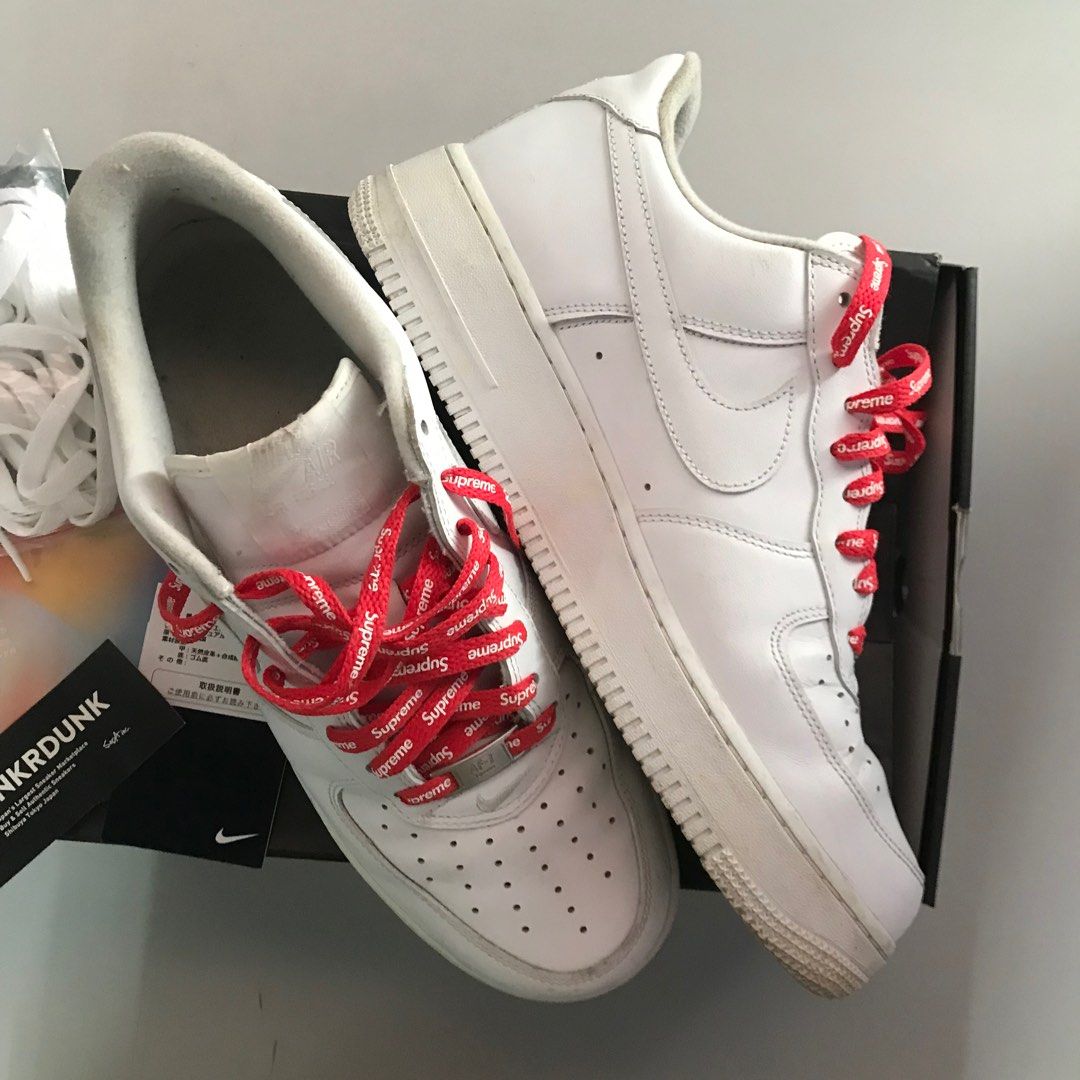 Airforce 1 Low x Supreme Men s Fashion Footwear Sneakers on