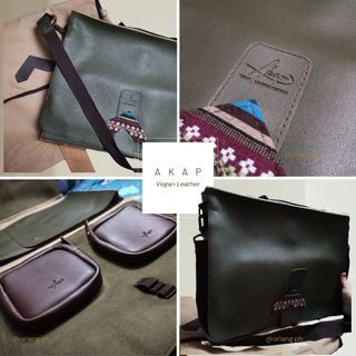 AKAP Laptop Bag - Work Station on-the-go (Vegan Leather)