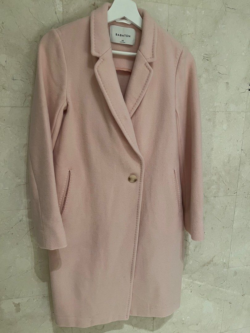 Aritzia Babaton Statement 96 Virgin Wool Coat Women s Fashion