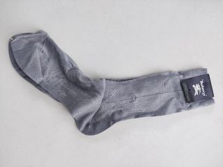 Ash Grey Burberry Socks