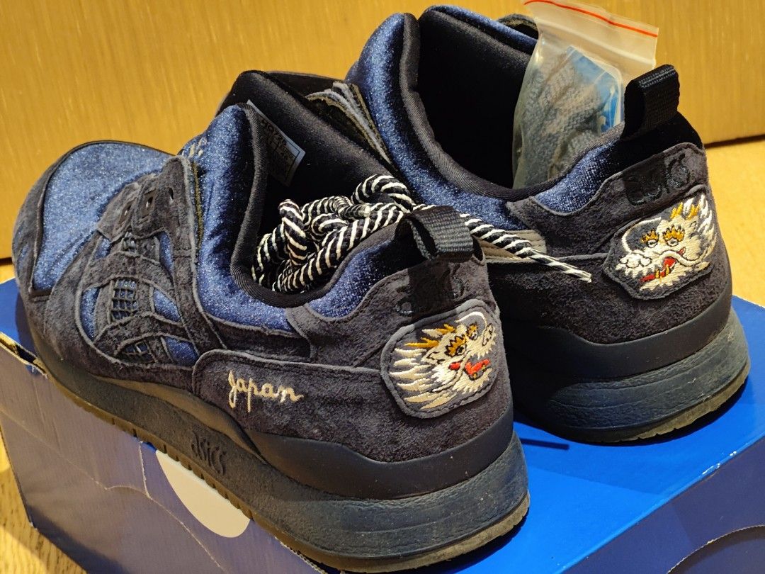 Asics gel-lyte iii beams x mita souvenir jacket navy sale