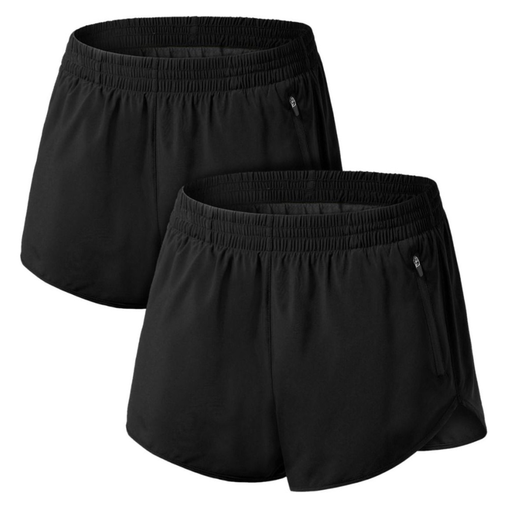  ATHLIO Women's Workout Booty Shorts, Athletic 4-Way