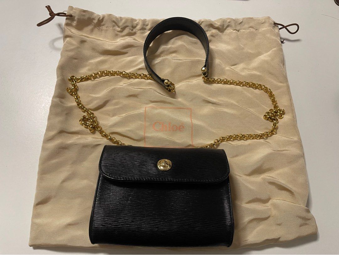 Chloe bag gold chain hot sale