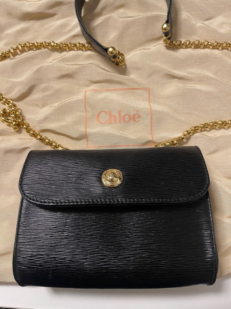 Chloe bag gold chain hotsell