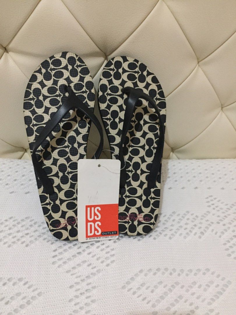 Coach slippers shop on sale