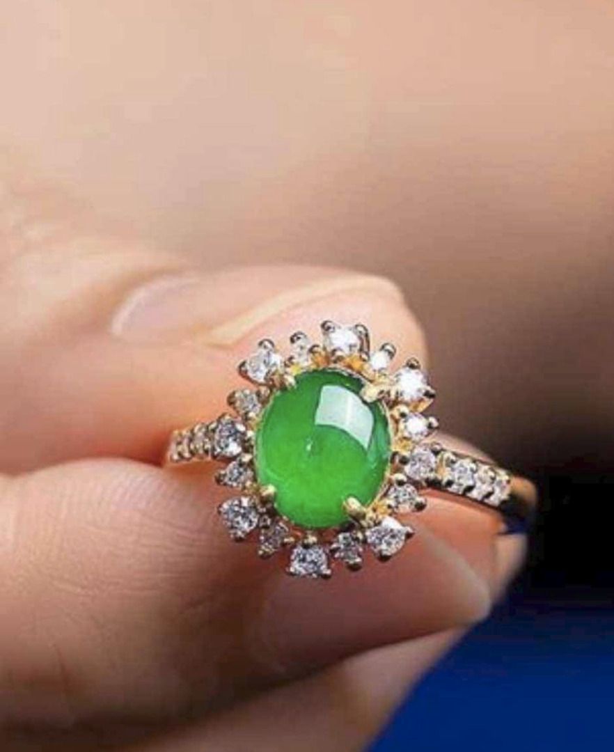 Genuine jade ring outlet
