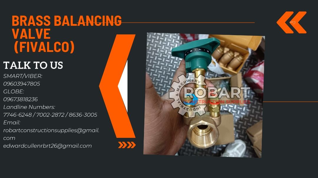 Balancing Valve, Commercial & Industrial, Construction & Building ...