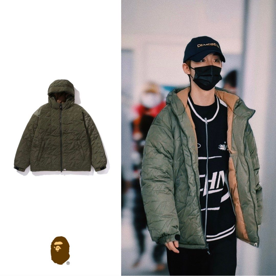 BAPE STA QUILTING DOWN JACKET