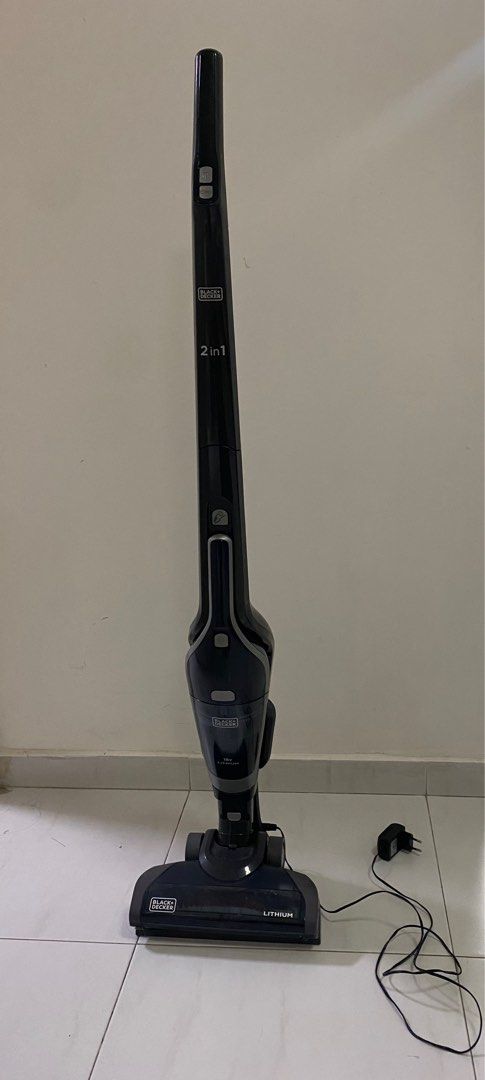 BATTERY REPLACEMENT REQUIRED Black Decker cordless stick vacuum