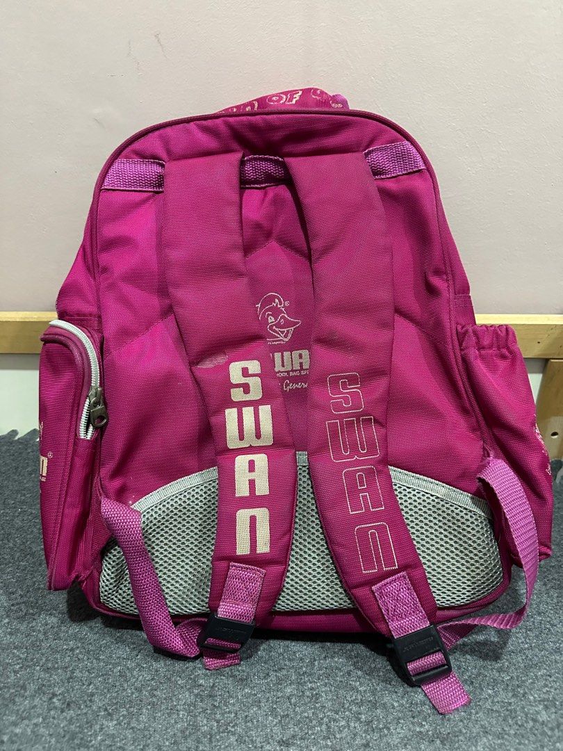 Beg sekolah budak original Swan Women s Fashion Bags Wallets Backpacks on Carousell