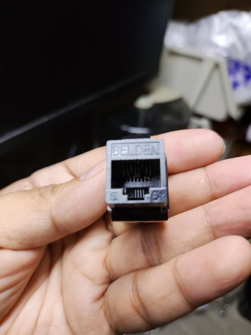 Belden Information Outlet Cat 6 (Category: Networking) located in Manila. Submitted by yuzuke25 (Listing ID 1276522254, Image 1). Description: Belden Information Outlet Cat 6 90 per piece..
