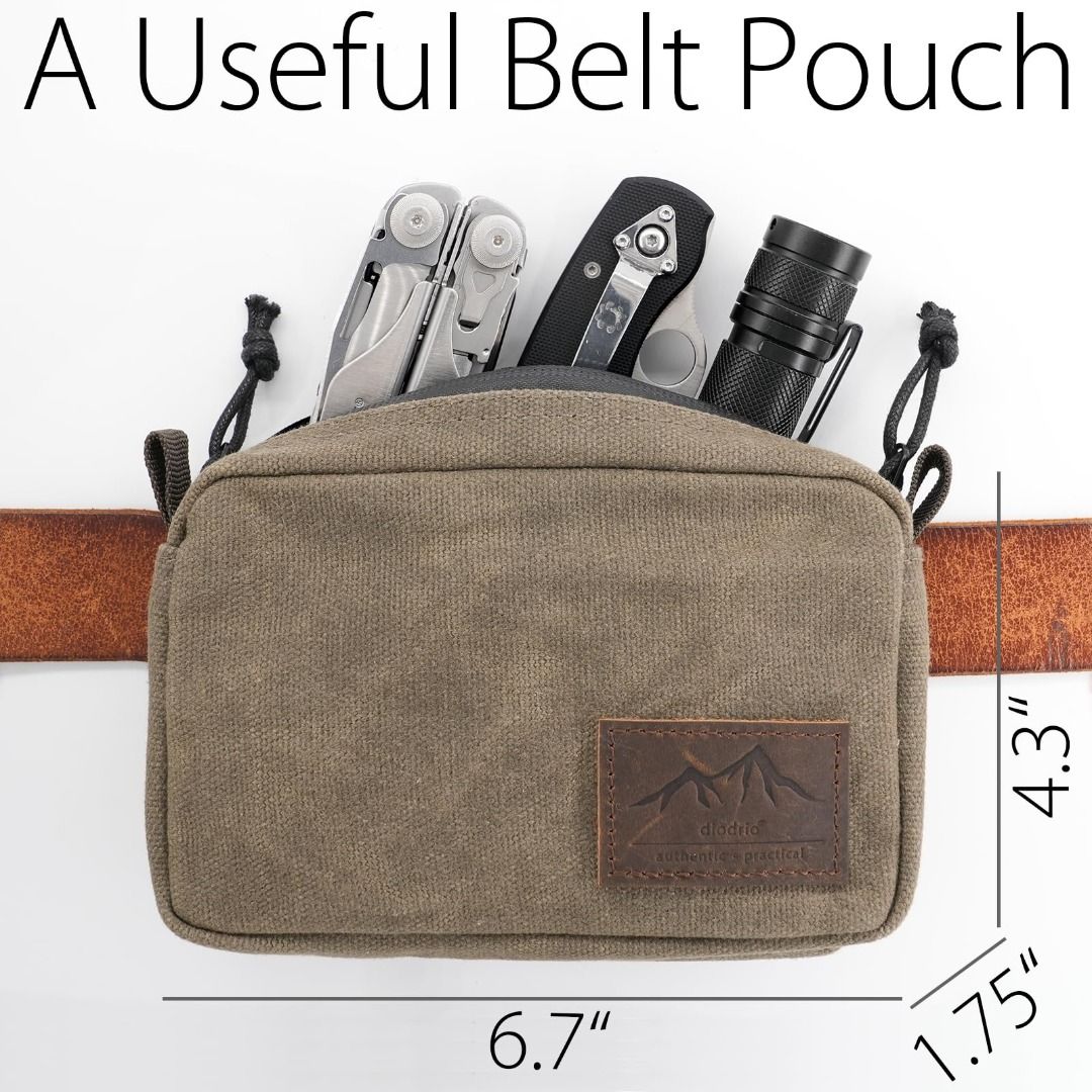 Mens belt hotsell pouch bags