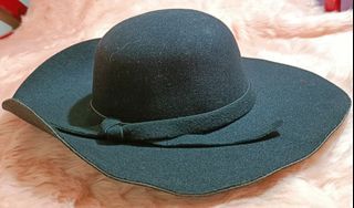 Black Floppy/Fedora Women's Autumn Hat