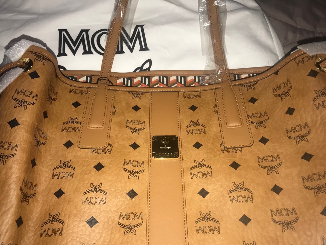 Mcm liz clearance reversible large tote